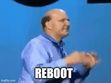 Reboot Ballmer GIF