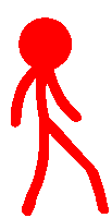 Red Alan Becker Sticker