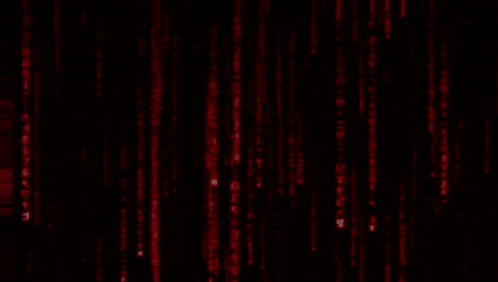 Red Binary Code GIF