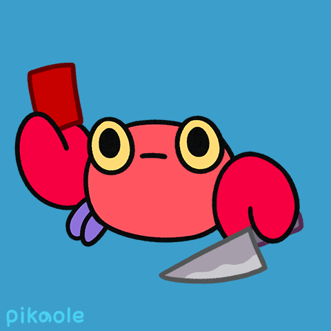 Red Card Crabby Crab GIF