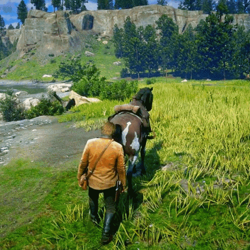 Red Dead Redemption 2 Horse GIF. This 498 x 498 animated GIF is part of our horse kick collection. Related themes include horse, kick. Created by…