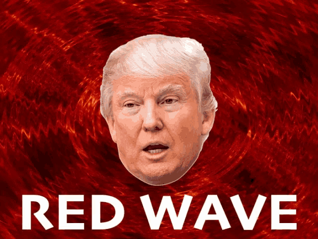 Red Wave Donald Trump GIF