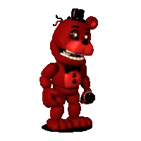 Redbear Fnaf World Sticker