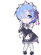 Rem Dance Sticker