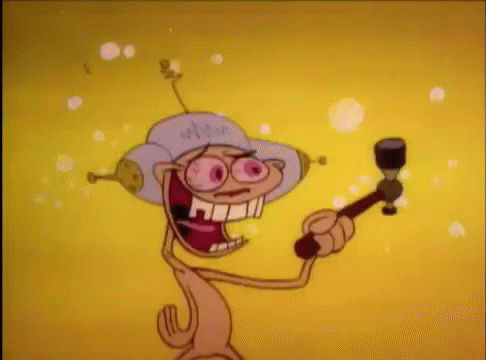 Ren And Stimpy Hammer GIF. This 486 x 360 animated GIF is part of our ren and stimpy happy happy joy joy collection. Related themes include ren and stimpy…