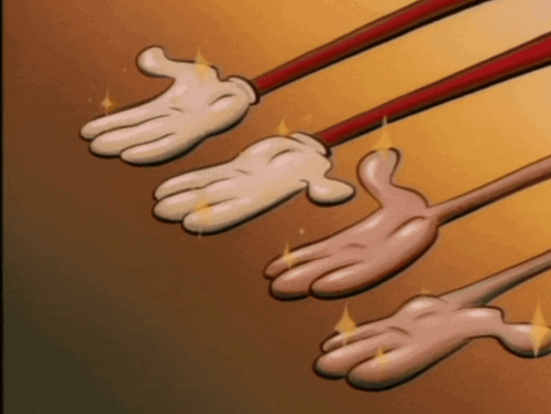 Ren And Stimpy Hands GIF