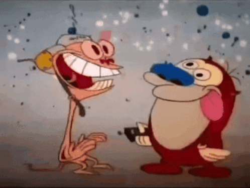 Ren And Stimpy Ren Höek Smile GIF. This 498 x 374 animated GIF is part of our ren and stimpy happy happy joy joy collection. Related themes include ren and…