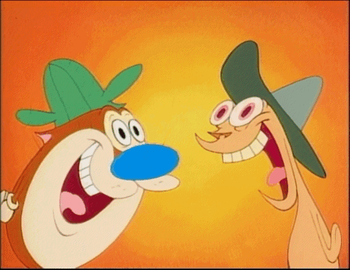 Ren And Stimpy Ren Hoek GIF. This 498 x 384 animated GIF is part of our ren and stimpy happy happy joy joy collection. Related themes include dance, ren and…