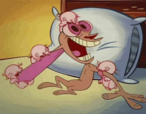 Ren Hoek Ren Höek GIF. This 482 x 378 animated GIF is part of our ren and stimpy happy happy joy joy collection. Related themes include bite, happy, ren and…