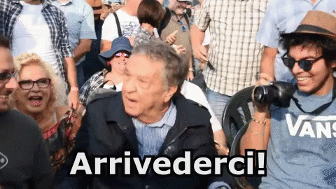 Renato Pozzetto Arrivederci Ciao Vado Me Ne Vado Ci Vediamo GIF