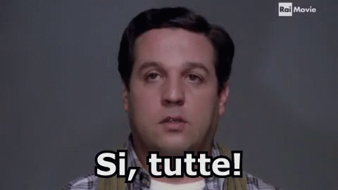 Renato Pozzetto Sì Tutte Le Voglio Tutte Certo GIF