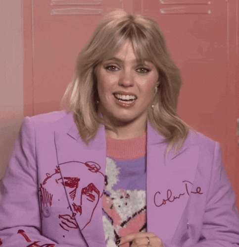 Renee Rapp Nodding Head GIF