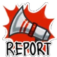 Report Among Us Sticker