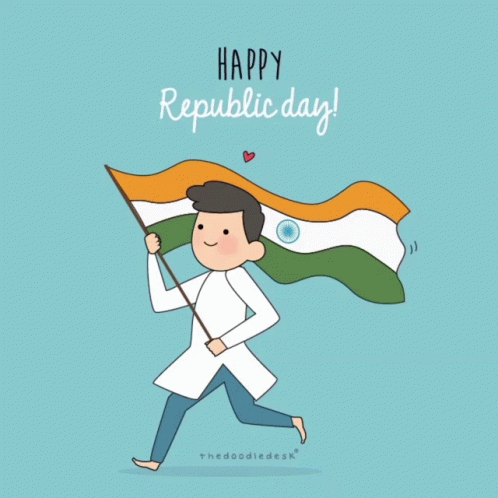 Republic Day The Doodle Desk GIF