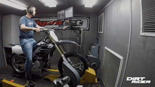 Revving Up Dirt Rider GIF