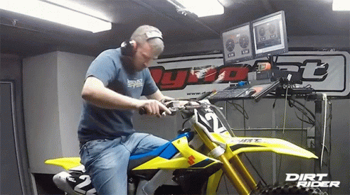 Revving Up Dirt Rider GIF
