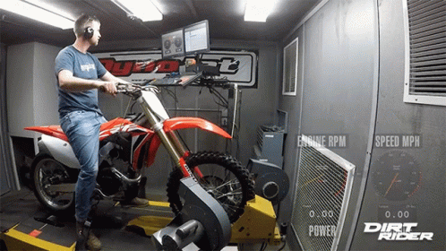 Revving Up Dirt Rider GIF