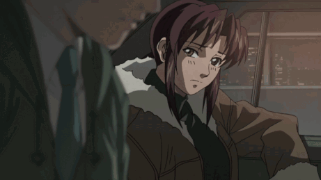 Revy Frustrated Black Lagoon GIF