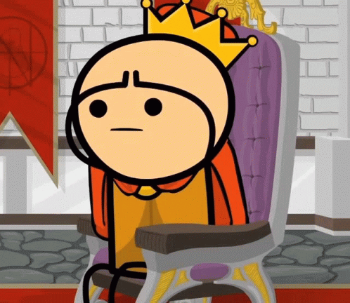 Rey Aplausos GIF. This 498 x 432 animated GIF is part of our cyanide and happiness clapping king collection. Related themes include aplausos, clap…