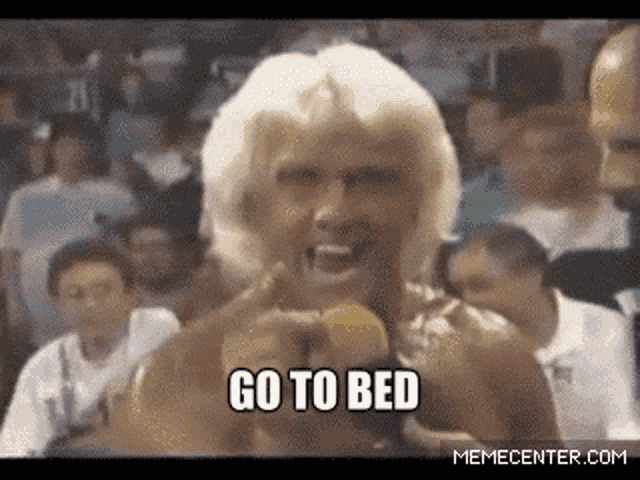 Ric Flair Go To Bed GIF