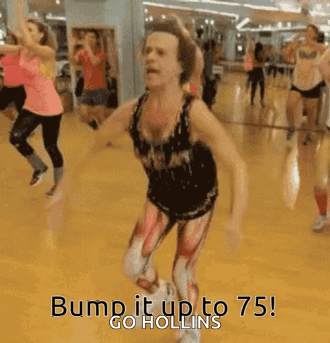 Richard Simmons Exercise GIF