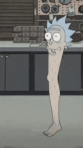 Rick And Morty Leg GIF