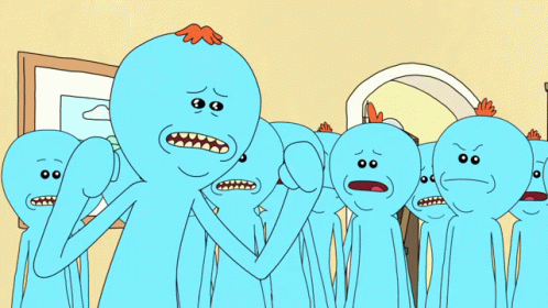 Rick And Morty Meeseeks GIF. This 498 x 280 animated GIF is part of our mr meeseeks existence is pain collection. Related themes include rick and morty…