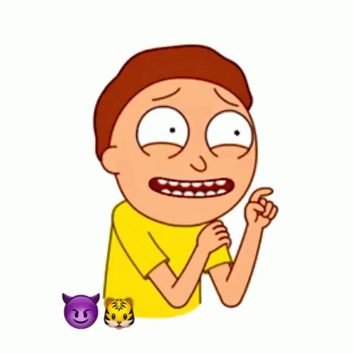 Rick And Morty Morty Smith GIF. This 498 x 498 animated GIF is part of our mr meeseeks existence is pain collection. Related themes include anxious, awkward…
