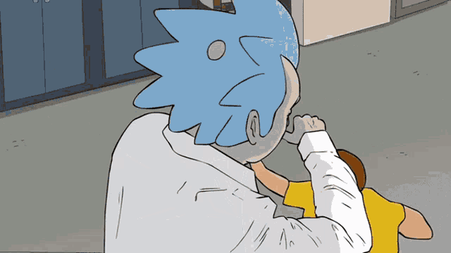 Rick And Morty Slap GIF