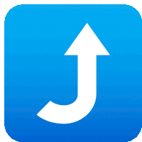 Right Arrow Curving Up Symbols Sticker