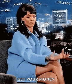 Rihanna Money GIF
