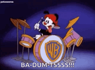 Rimshot Animaniacs GIF