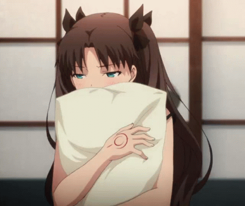 Rin Pillow Rin Tohsaka GIF