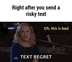 Risky Text Shouldnt Have Done That GIF