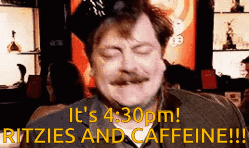 Ritalin Caffeine GIF. This 498 x 297 animated GIF is part of our ron swanson drunk collection. Related themes include caffeine, happy. Created by…