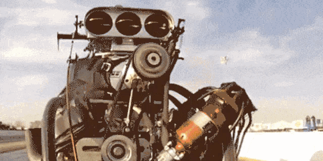 Road And Track Supercharger Explosion GIF