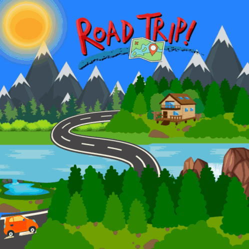Road Trip Roadtrip GIF