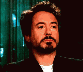 Robert Downey Jr Shocked GIF