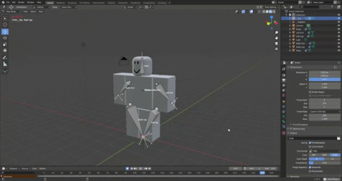 Roblox Animation Roblox Blender GIF