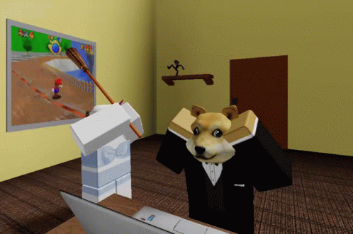 Roblox Hit GIF. This 498 x 331 animated GIF is part of our simpsons suspicious dog collection. Related themes include roblox. Created by UnpoppedPoptart…