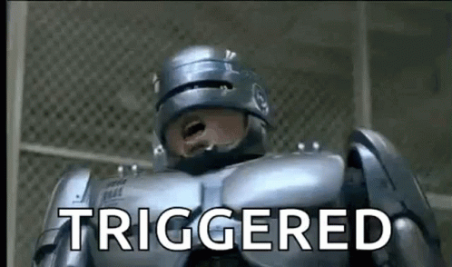 Robo Cop Triggered GIF. This 498 x 294 animated GIF is part of our triggered collection. Related themes include computer. Created by Clintorious. View the…