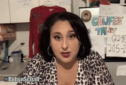 Robyn Schall Cawfee Tawk GIF. This 498 x 334 animated GIF is part of our oy vey collection. Related themes include annoyed, i cant even, im done. Created by…