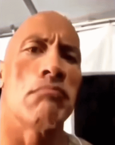 Rock Eyebrow GIF