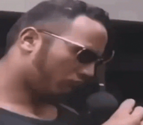 Rock Eyebrow GIF