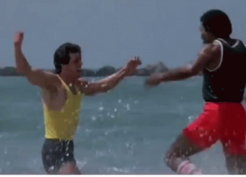 Rocky Hug GIF