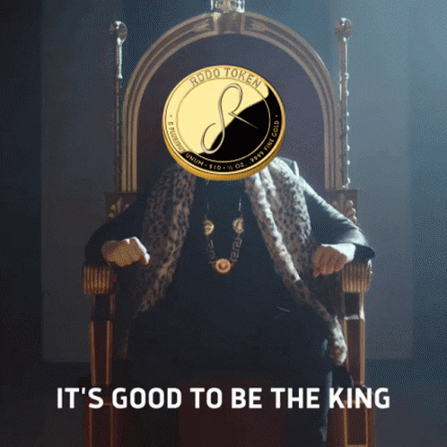 Rodo King GIF. This 498 x 498 animated GIF is part of our its good to be the king collection. Related themes include crypto. Created by baihui. View the…