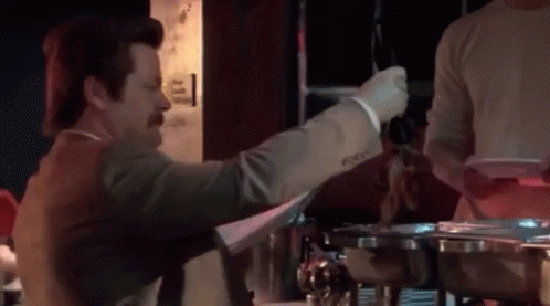 Ron Smile GIF. This 498 x 277 animated GIF is part of our ron swanson drunk collection. Related themes include food, parks and recreation, smile. View the…