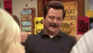 Ron Swanson Lil Sebastian GIF. This 314 x 180 animated GIF is part of our lil sebastian collection. Related themes include excited, parks and recreation…