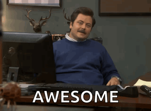 Ron Swanson Nick Offerman GIF