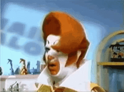 Ronald Mcdonald GIF. This 400 x 298 animated GIF is part of our grimace mcdonalds collection. Created by NobleDame. View the original animation, share it…
